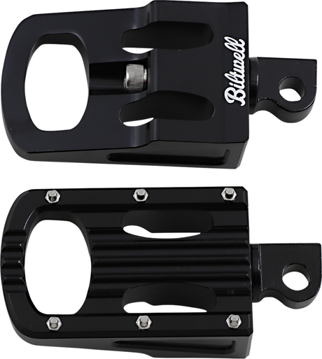BILTWELL Punisher Foot Pegs - Classic - Black 7005-203-01