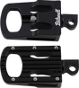 BILTWELL Punisher Foot Pegs - Classic - Black 7005-203-01