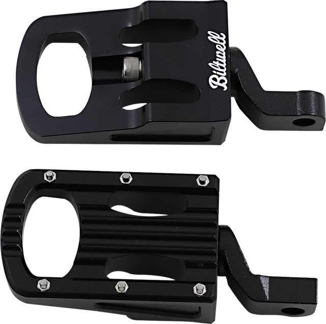 BILTWELL Punisher Foot Pegs - Step - Black 7005-203-02