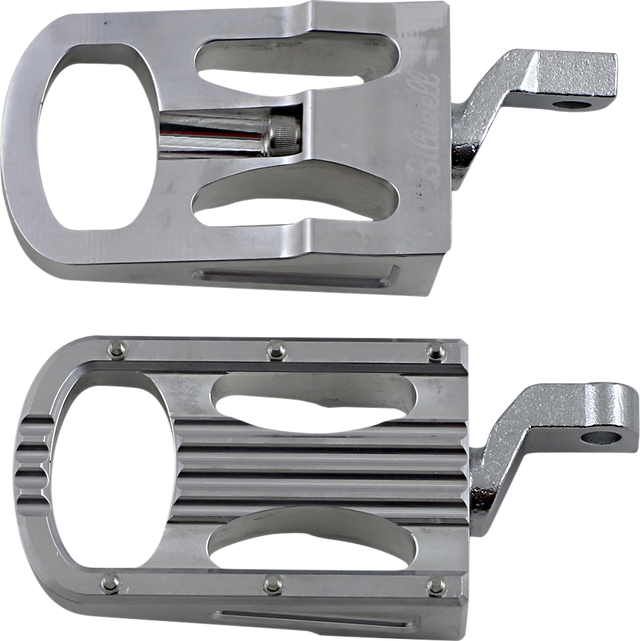 BILTWELL XL Step Foot Pegs - Polished 7006-303-02