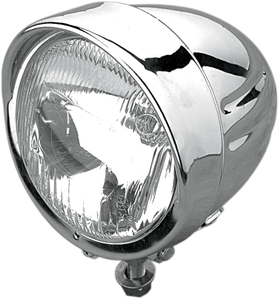 DRAG SPECIALTIES 4 1/2 " Spotlight w/Visor 20-6028HD-BXLB1 - Cycle City Outdoors