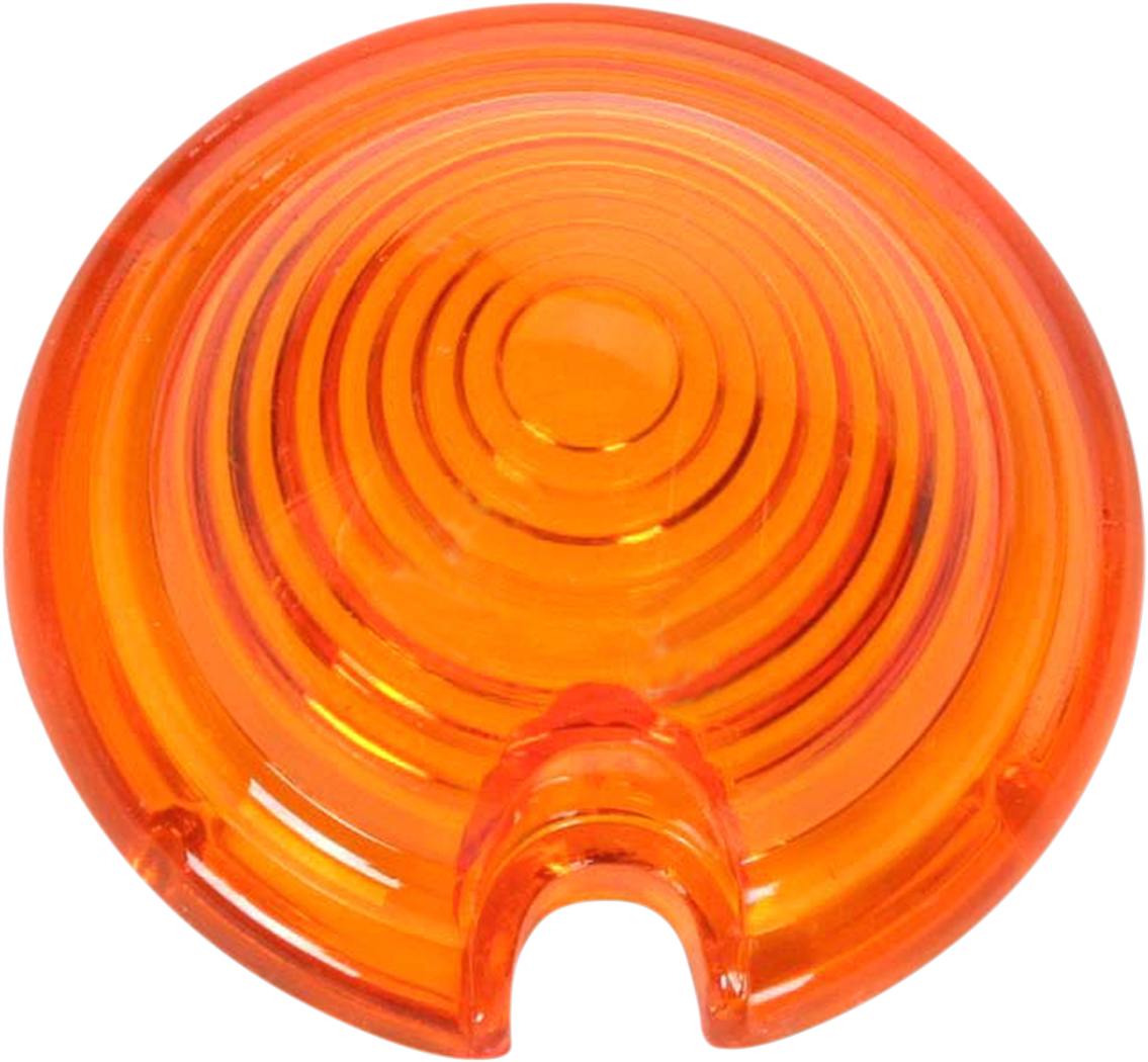DRAG SPECIALTIES Replacement Amber Lens for Bullet Light 165075-HC3 - Cycle City Outdoors