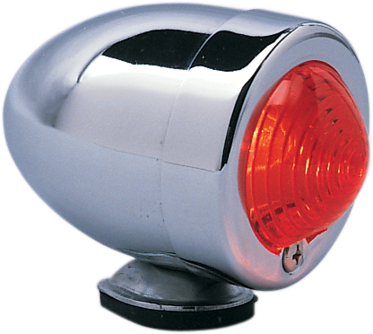 DRAG SPECIALTIES Bullet Light with Mount - Dual Filament - Red Lens 162051-BC207 - Cycle City Outdoors