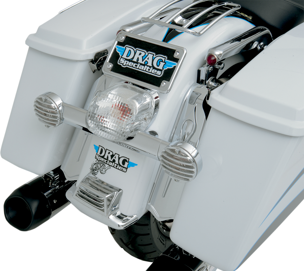 DRAG SPECIALTIES 10" Shortened Rear Turn Signal Mount 74466 - Cycle City Outdoors