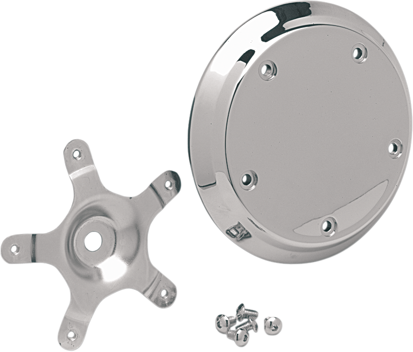 DRAG SPECIALTIES Five-Bolt Domed Air Cleaner Insert - Chrome 14-0210-SC4 - Cycle City Outdoors