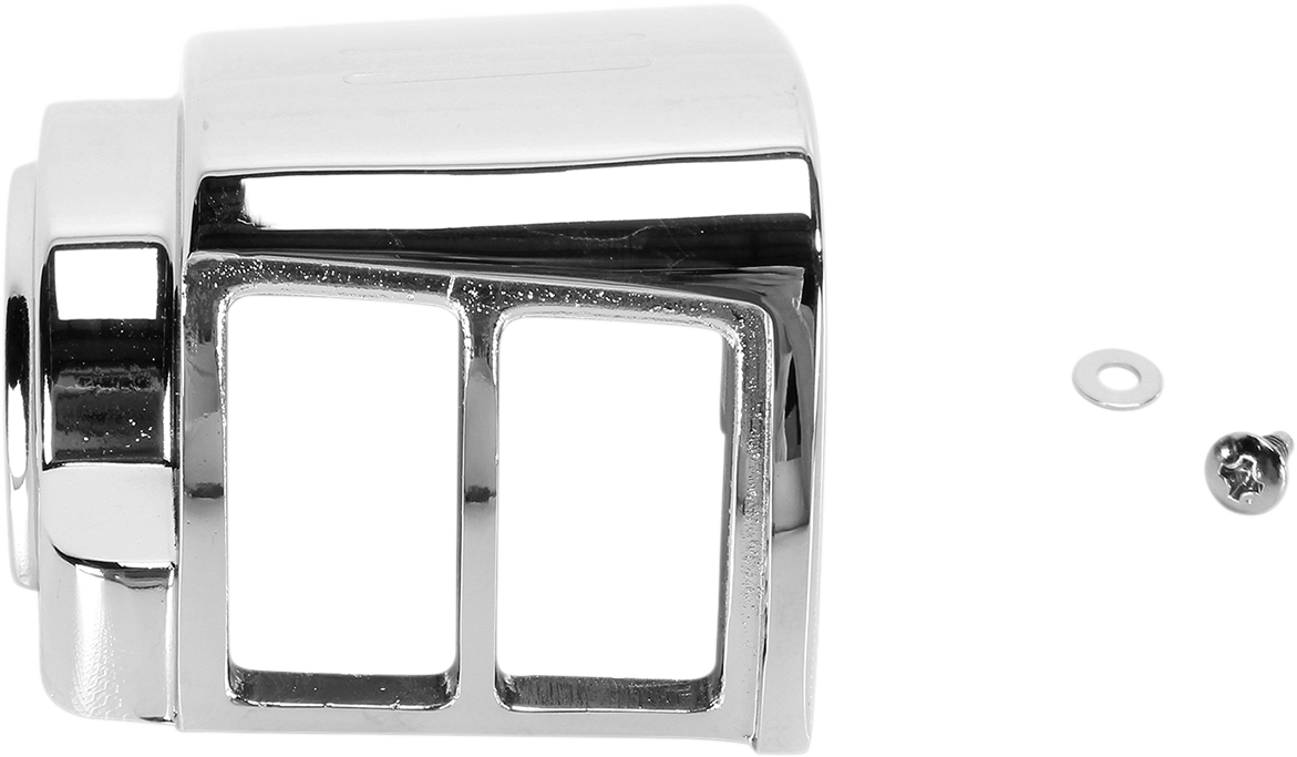 DRAG SPECIALTIES Switch Housing - Left - Upper - Chrome 07-0545A-BC114 - Cycle City Outdoors