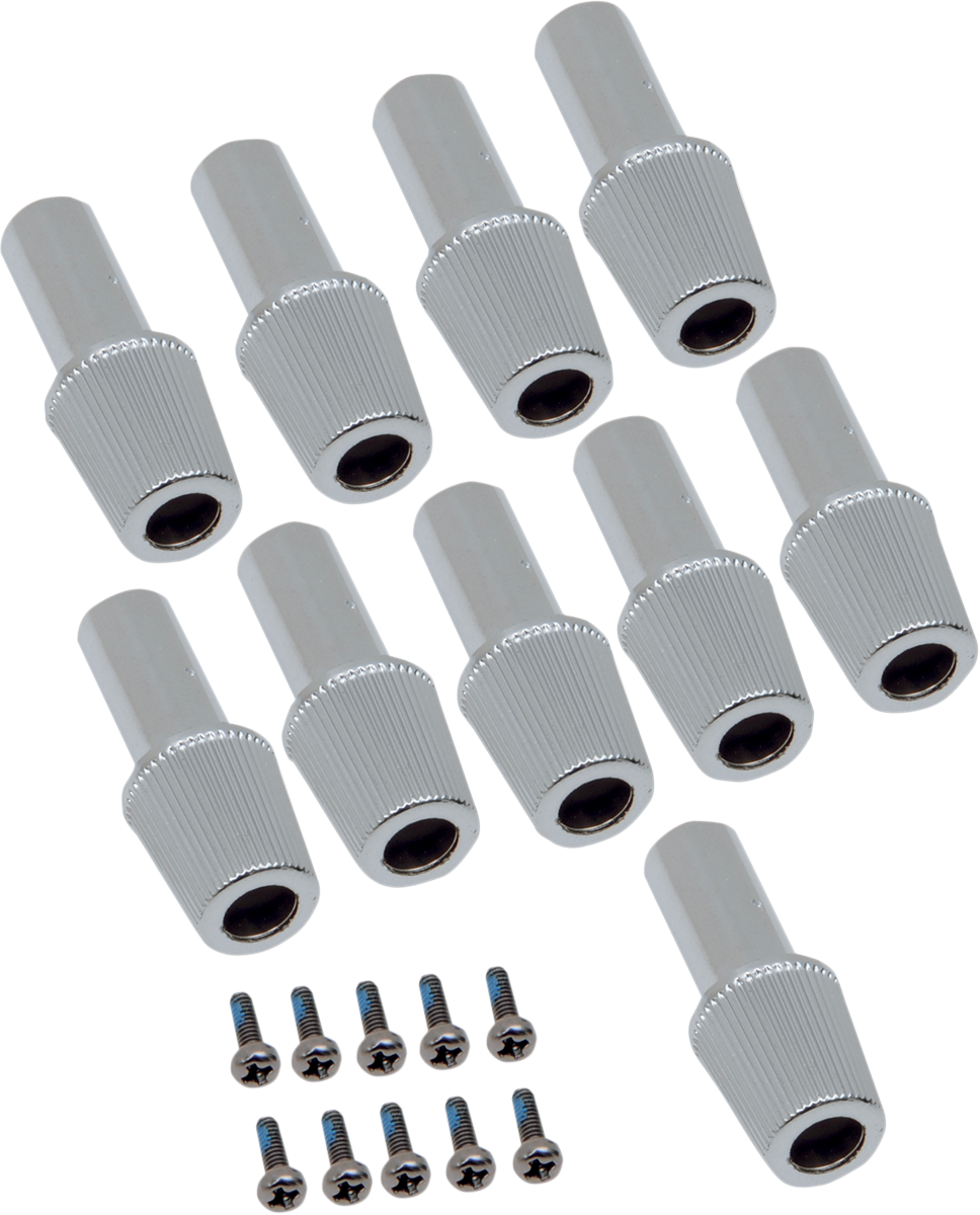 DRAG SPECIALTIES Replacement Reset Knobs - 10 Pack 74239 - Cycle City Outdoors