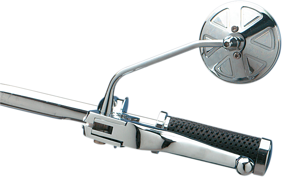 DRAG SPECIALTIES Stealth III Mirror - Round 302154-BC4-LB16 - Cycle City Outdoors