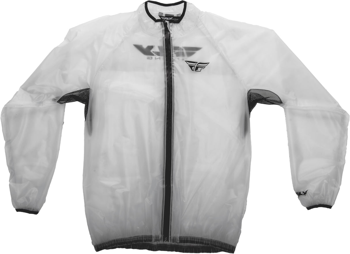 Fly Rain Jacket Clear Sm - Cycle City Outdoors