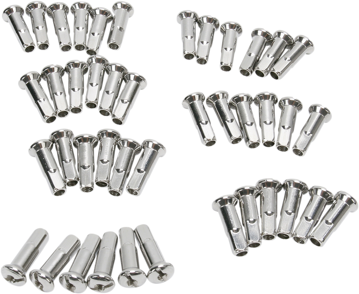 DRAG SPECIALTIES Spoke Nipples - Stainless Steel - Standard Length 16-0500SS42-HC3 - Cycle City Outdoors