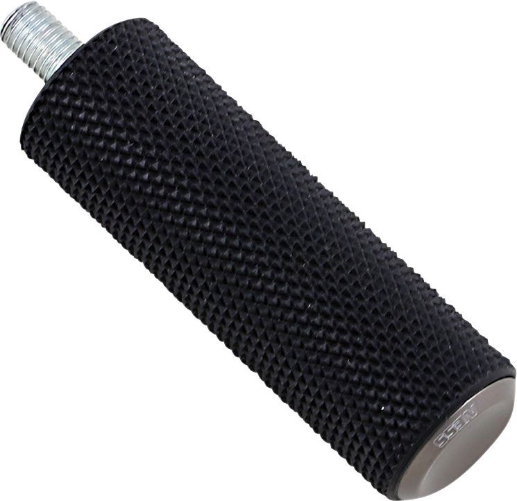 Arlen Ness Pedana Cambio In Gomma Con Inserti In Alluminio Billet - Modello Knurled Brs 07-933 (Venduta Singolarmente)