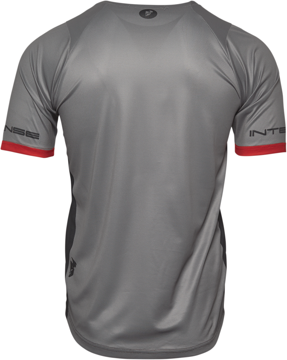 THOR Intense Team Jersey - Short-Sleeve - Black/Gray - Large 5120-0059 - Cycle City Outdoors
