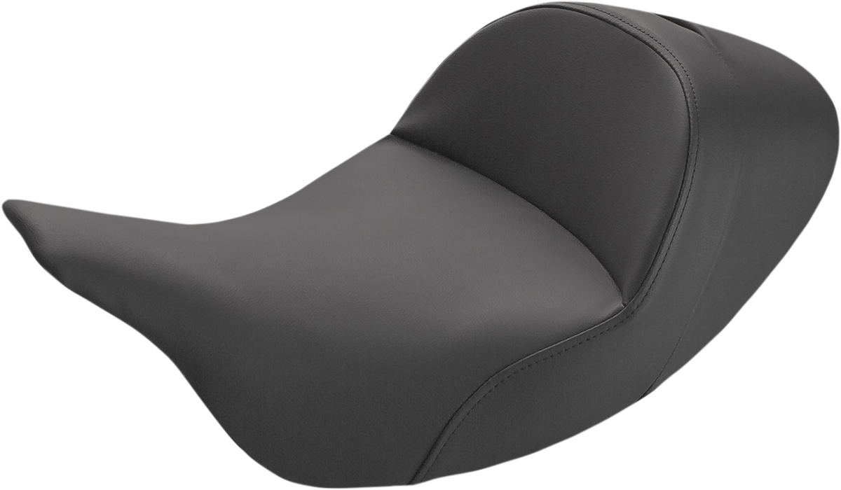 SADDLEMEN Solo Seat - Low - Smooth - FL '08-'23 (Part Number: 808-07B-0040L)