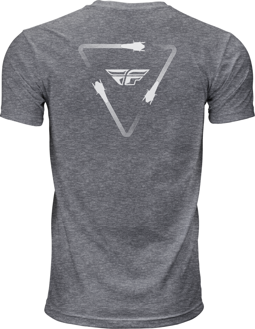 Fly Squad Tee Grey Heather Xl - Cycle City Outdoors