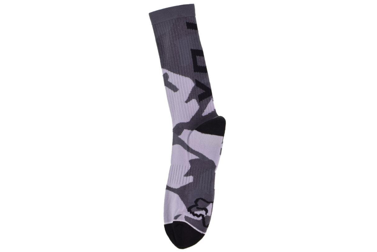 Fox Racing - Camo Cushioned Crew Sock - Black Camo - L/XL