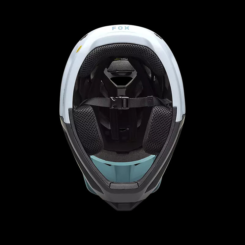 Fox Proframe Rizer Pale MTB Helmet Blue MD