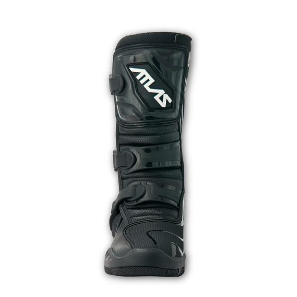Atlas Youth Traction MX Boots Black Size 4