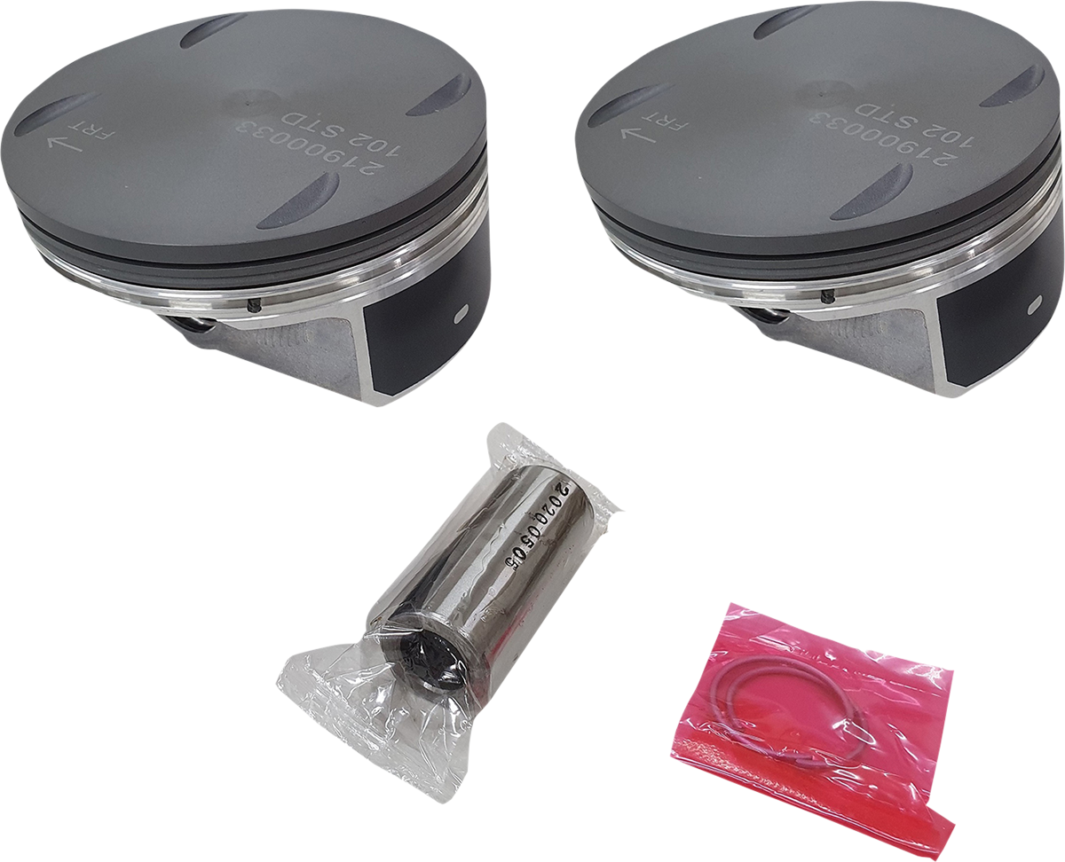 DRAG SPECIALTIES Piston Kit - 114" Motor - M8 - .020 21900048-020 - Cycle City Outdoors