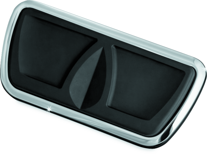 Kuryakyn Kinetic Brake Pedal Pad Chrome - Cycle City Outdoors