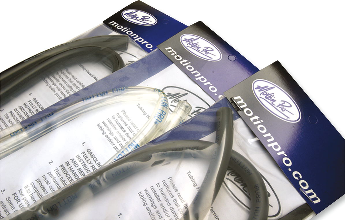 MOTION PRO Premium Fuel Line - Gray - 3/16" - 3' 12-0049