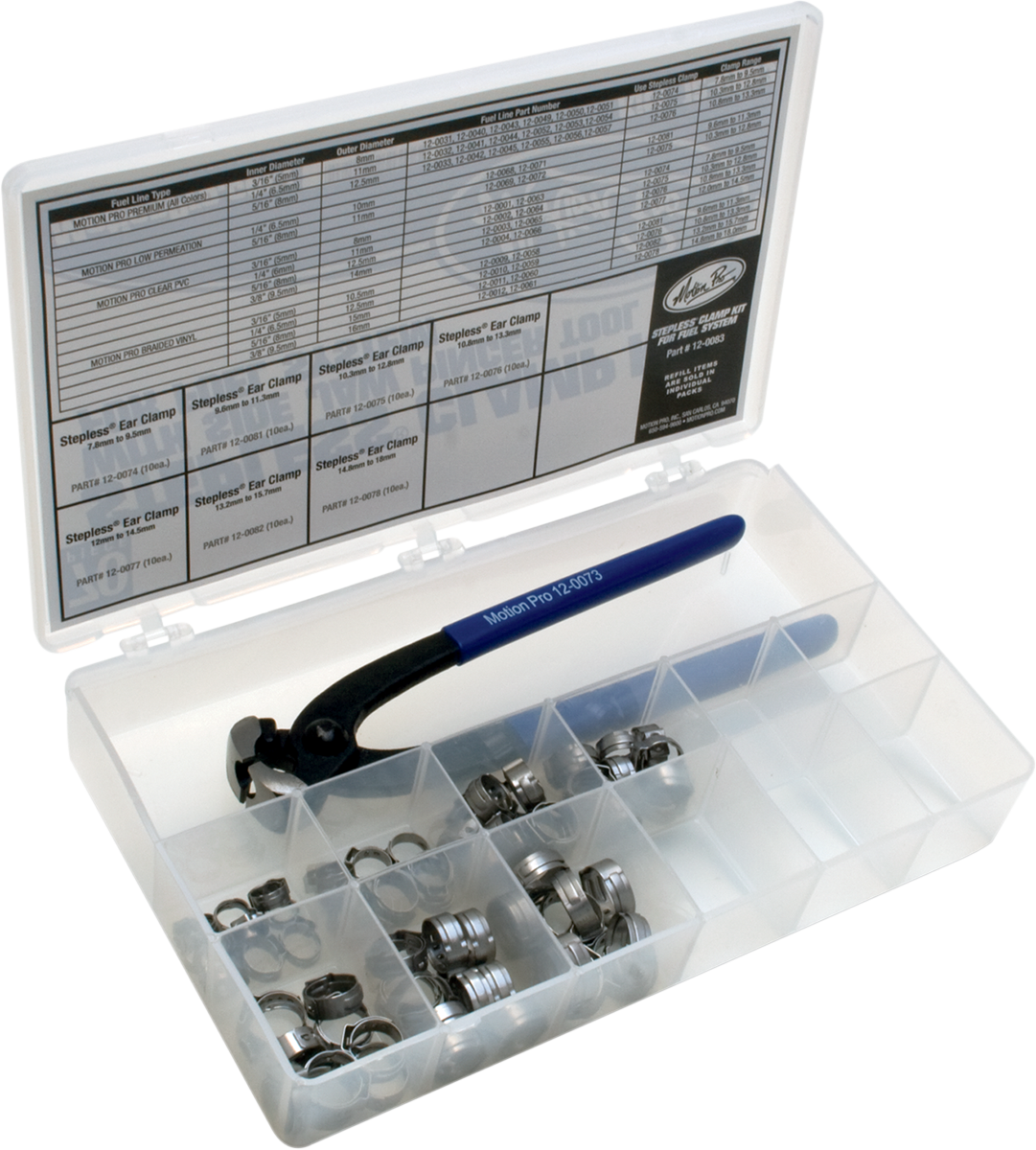 MOTION PRO Clamp Kit - Fuel Line 12-0083