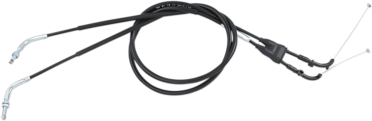 MOTION PRO Black Vinyl Throttle Cable - Push/Pull - Suzuki 04-0144