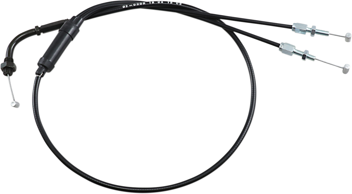 MOTION PRO Black Vinyl Throttle Cable - Pull - Honda 02-0000