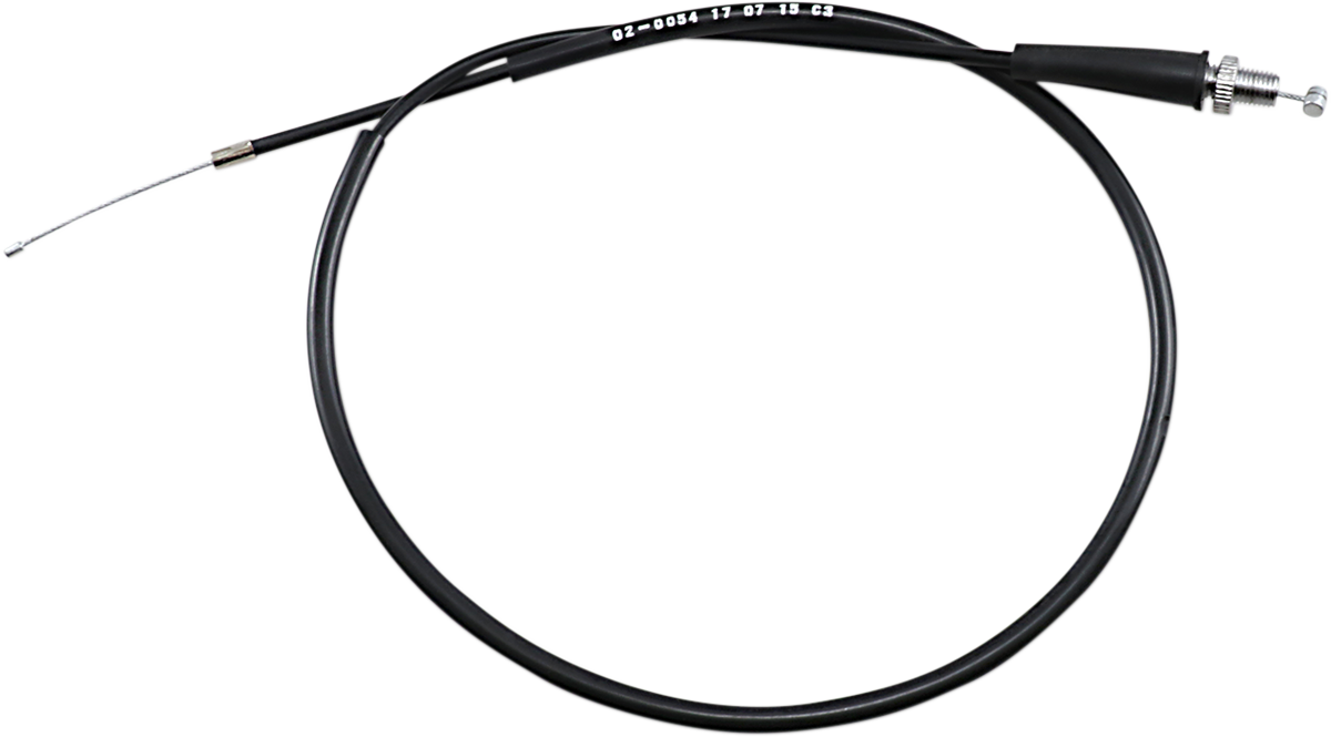 MOTION PRO Black Vinyl Throttle Cable - Pull - Honda 02-0054