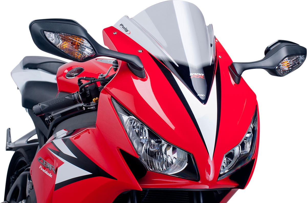 Puig Hi-Tech Parts 5994H Race Windscreen - 13-3/8" - Smoke - CBR1000RR | Street