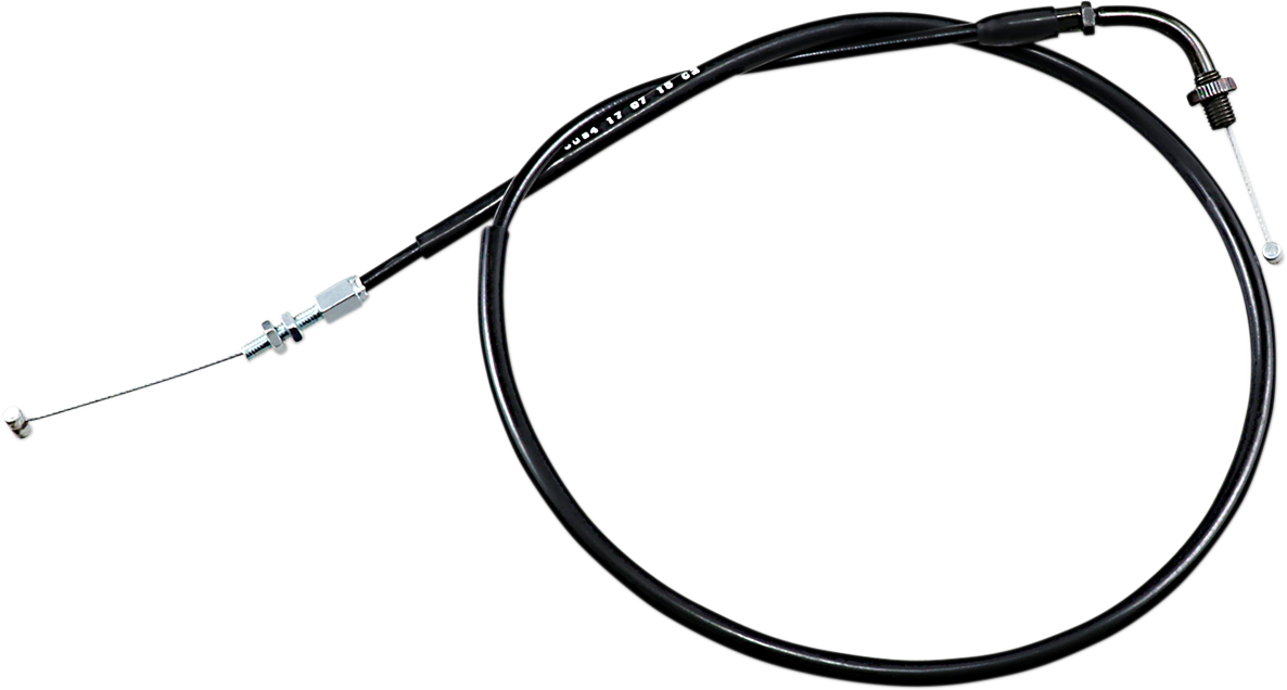 MOTION PRO Black Vinyl Throttle Cable - Pull - Honda 02-0094