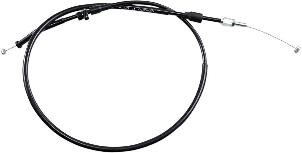 MOTION PRO Black Vinyl Throttle Cable - Push - Honda 02-0237