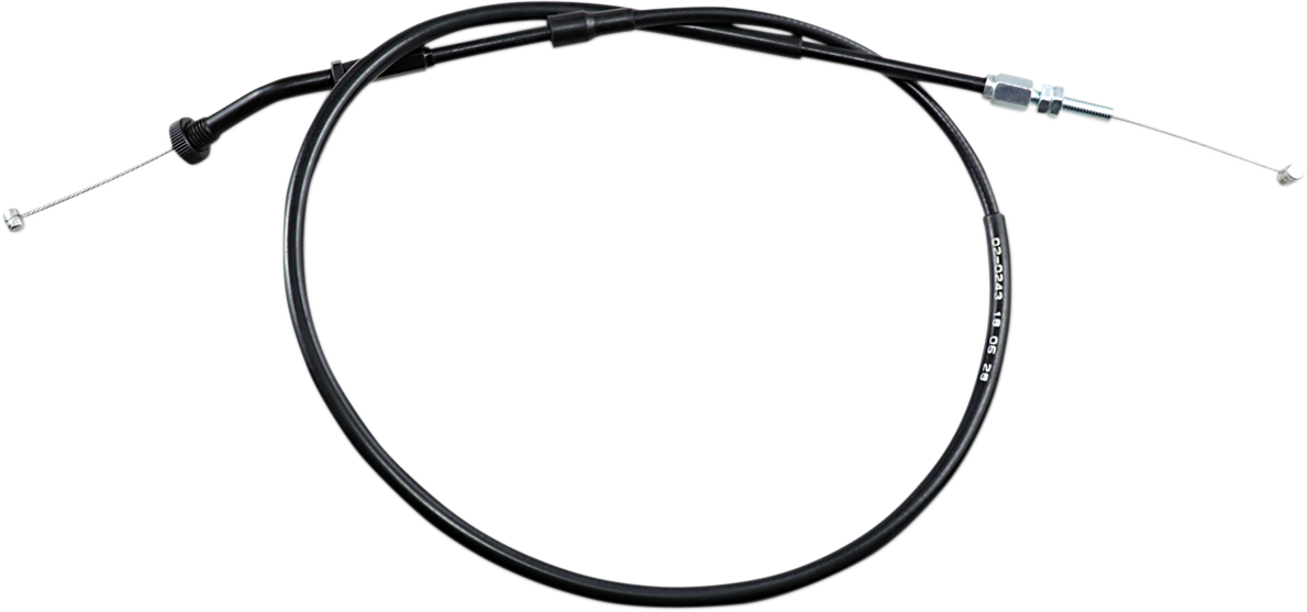 MOTION PRO Black Vinyl Throttle Cable - Pull - Honda 02-0243