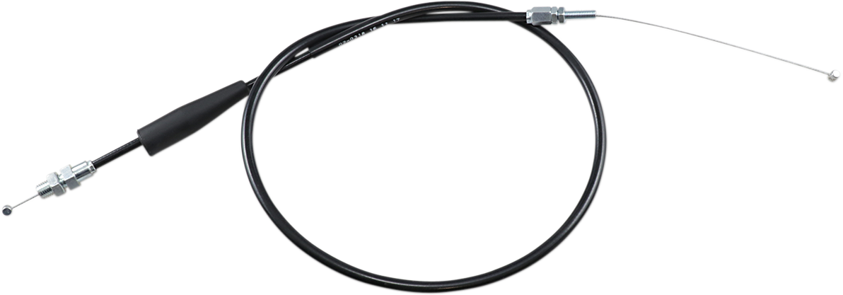 MOTION PRO Black Vinyl Throttle Cable - Pull - Honda 02-0318
