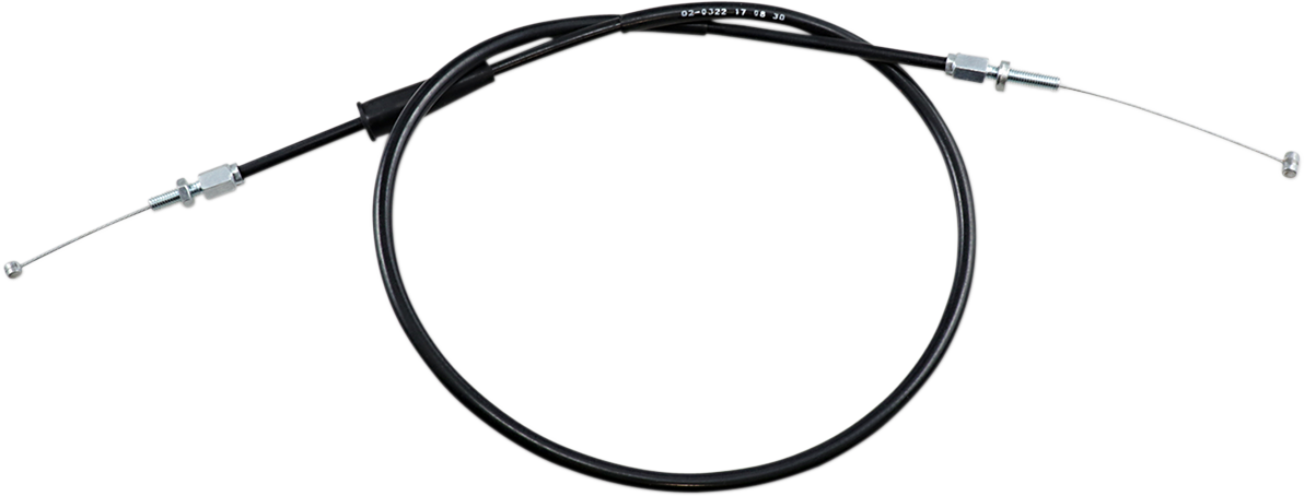 MOTION PRO Black Vinyl Throttle Cable - Push - Honda 02-0322