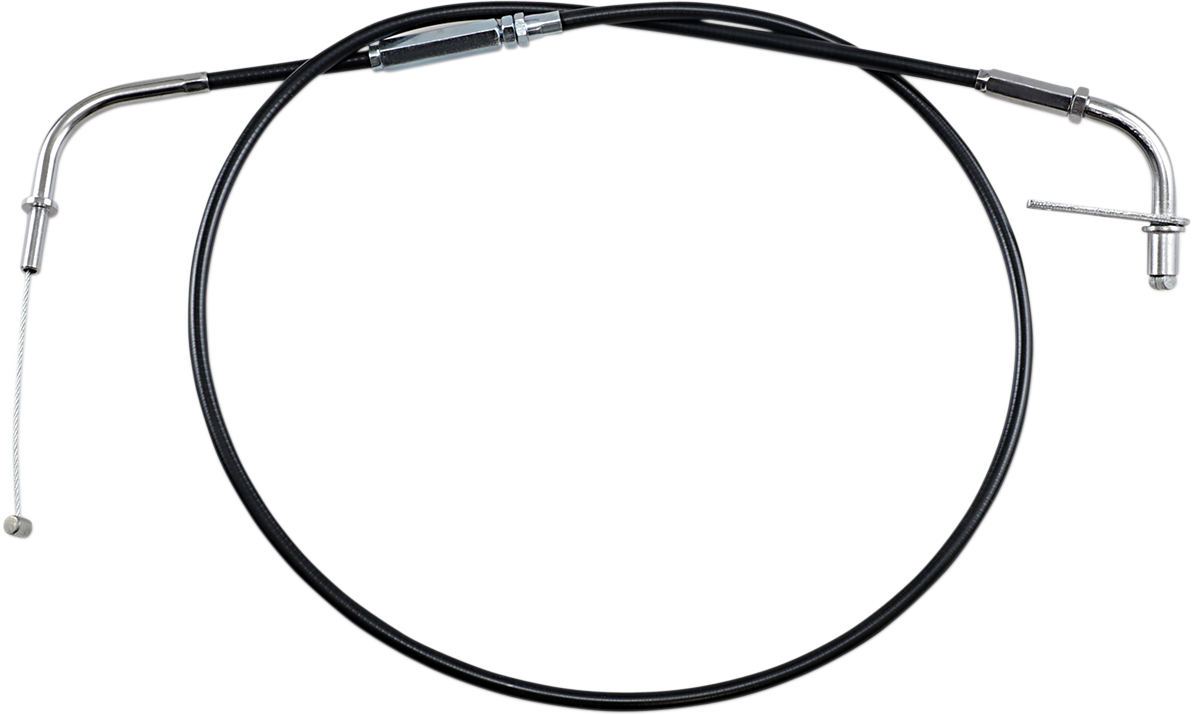 MOTION PRO Black Vinyl Throttle Cable - Pull - +6" - Kawasaki 03-0282