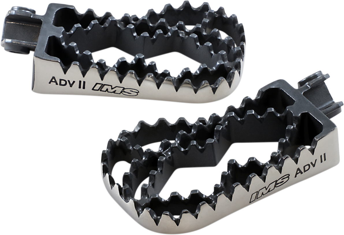 IMS PRODUCTS INC. Adventure II Foot Pegs - Black 253301-2