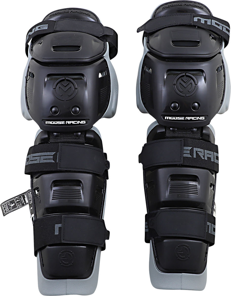 MOOSE RACING Synapse HD Knee Guards - Black 2704-0549 - Cycle City Outdoors