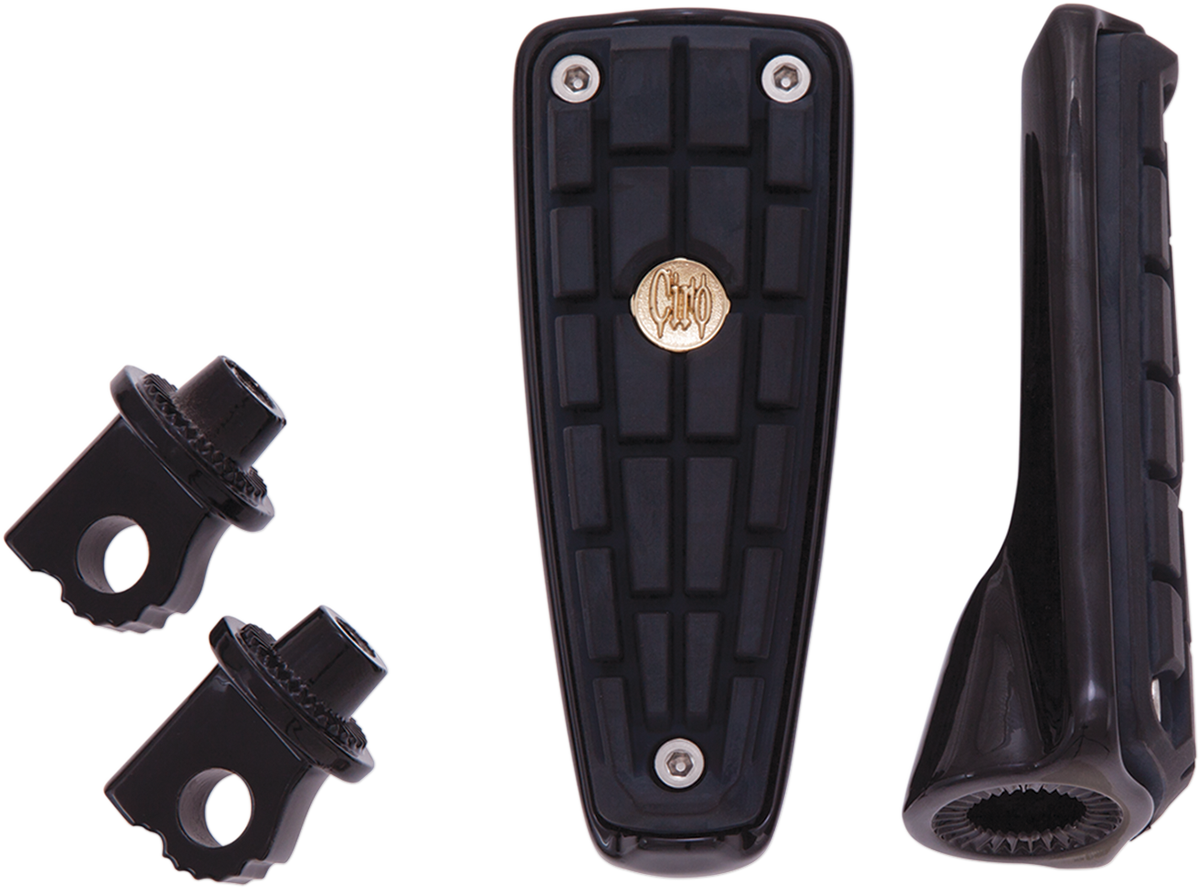 Ciro CMX Footpegs - Black - with Mount 61026 - Cycle City Outdoors