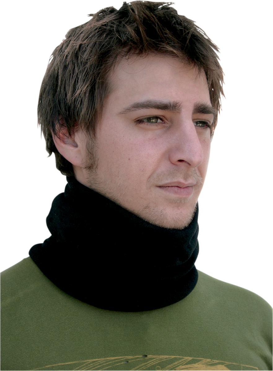 ZAN HEADGEAR Microfleece Neck Gaiter - Black WFMFN114