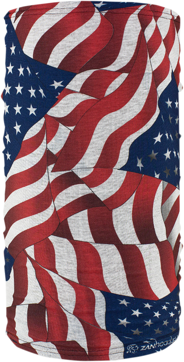ZAN HEADGEAR Motley Tube? Fleece Lined - Wavy American Flag TF265
