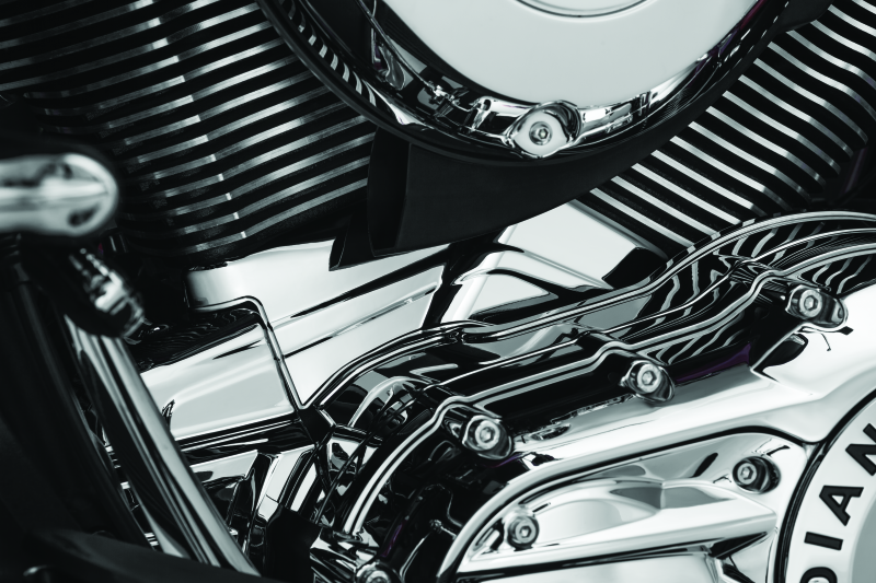 Kuryakyn Cylinder Base Cover Indian Models Chrome - Cycle City Outdoors