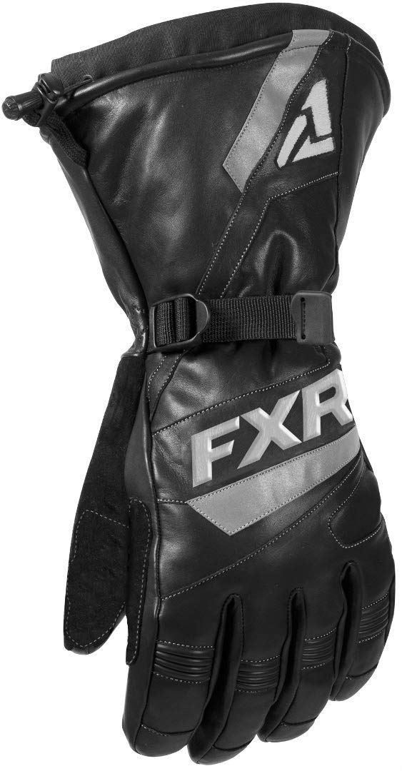 FXR Mens Leather Gauntlet Glove 2020 (Open Box) Black - XL