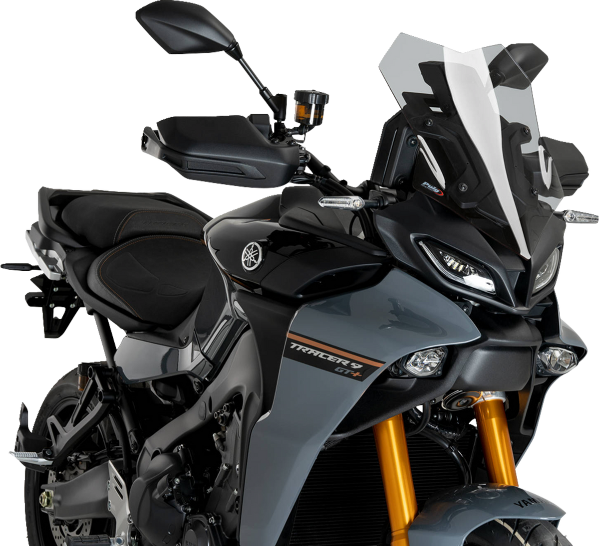 Puig Hi-Tech Parts 21967H Sport Windscreen - Light Smoke - Yamaha | Street