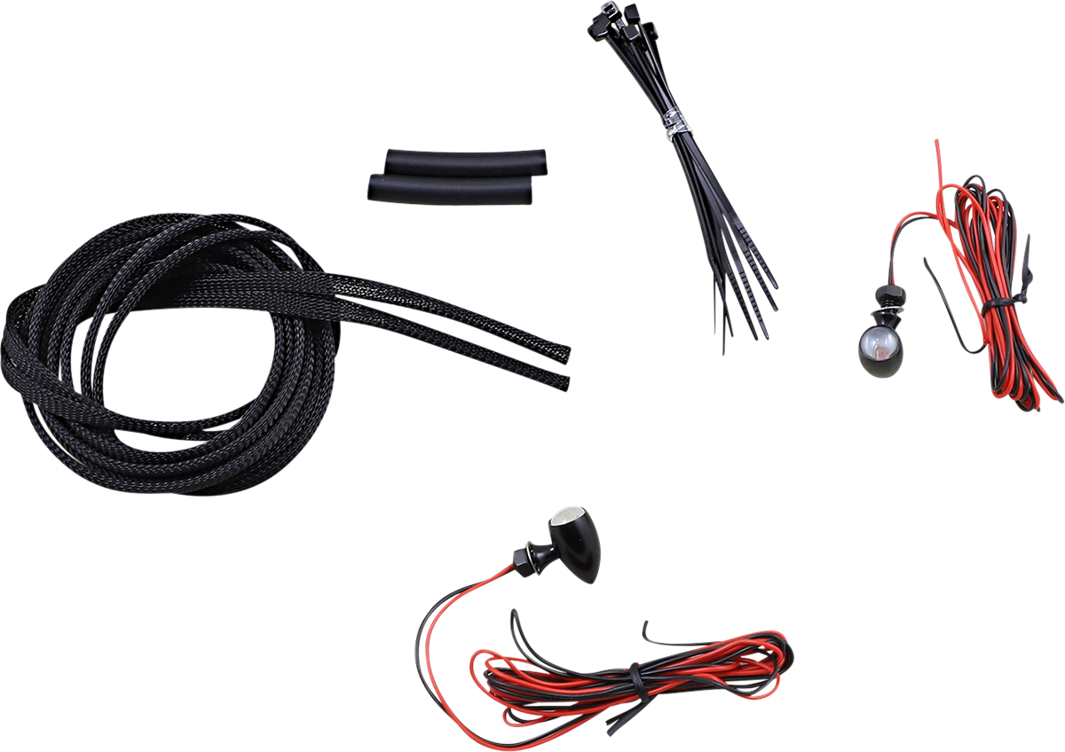 Custom Dynamics Micro Turn Signals - Red -Black CD-MICRO-R-B - Cycle City Outdoors