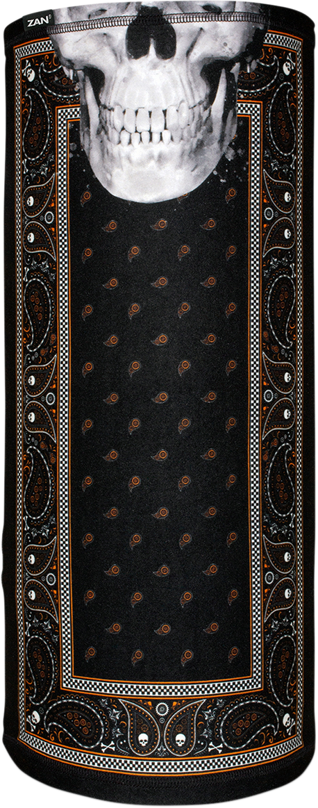 ZAN HEADGEAR Motley Tube? SportFlex? - Classic Bandana - Black/Orange TL197