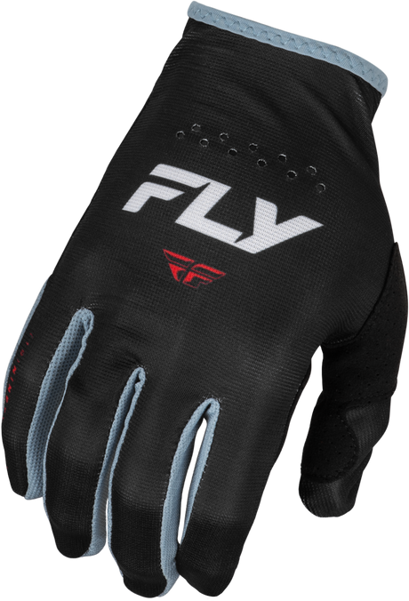 Lite Gloves Black/White/Red Lg - Cycle City Outdoors