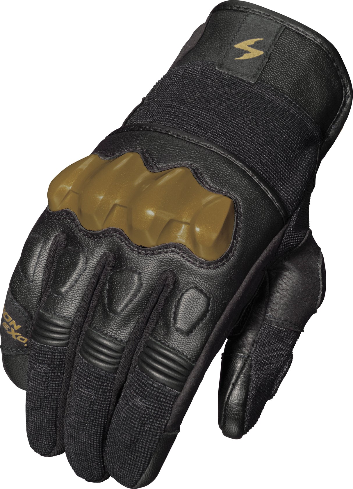 Hybrid Air Gloves Black/Gold Sm