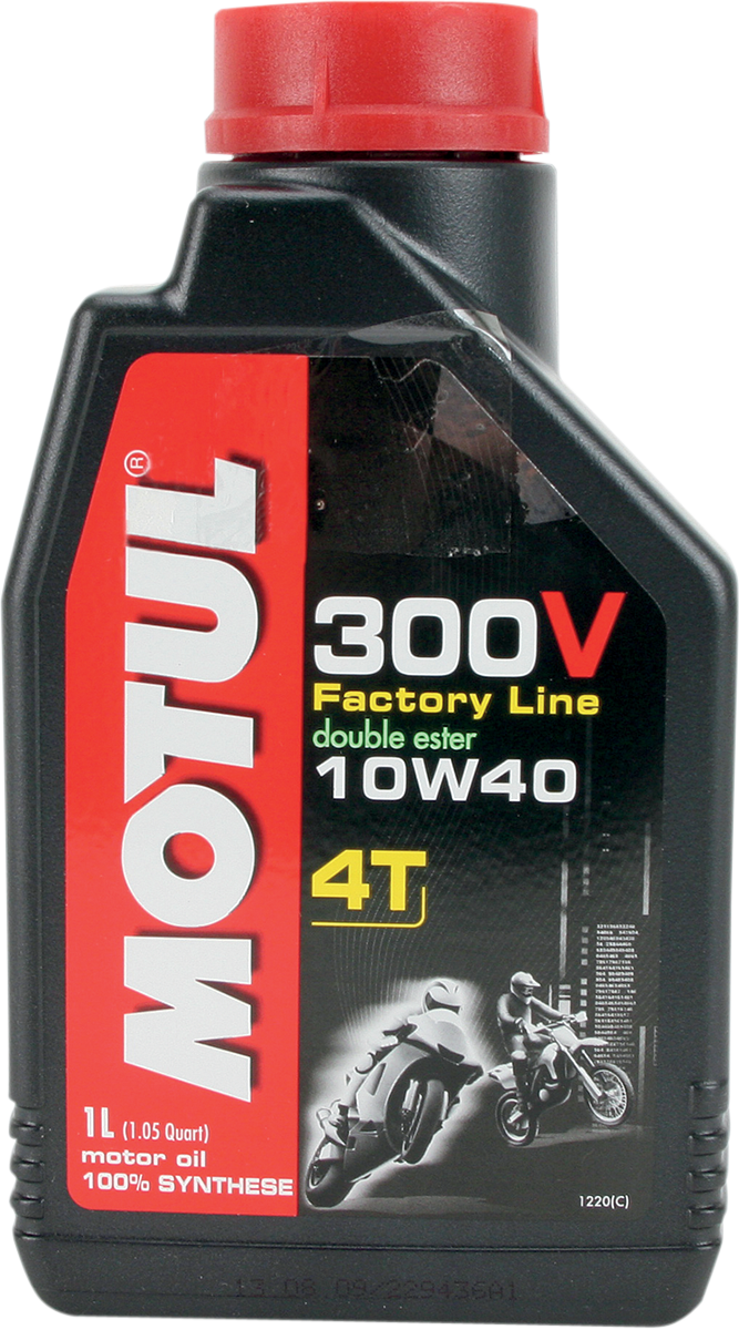 MOTUL 300V Synthetic Ester Oil - 10W-40 - 1L 104118
