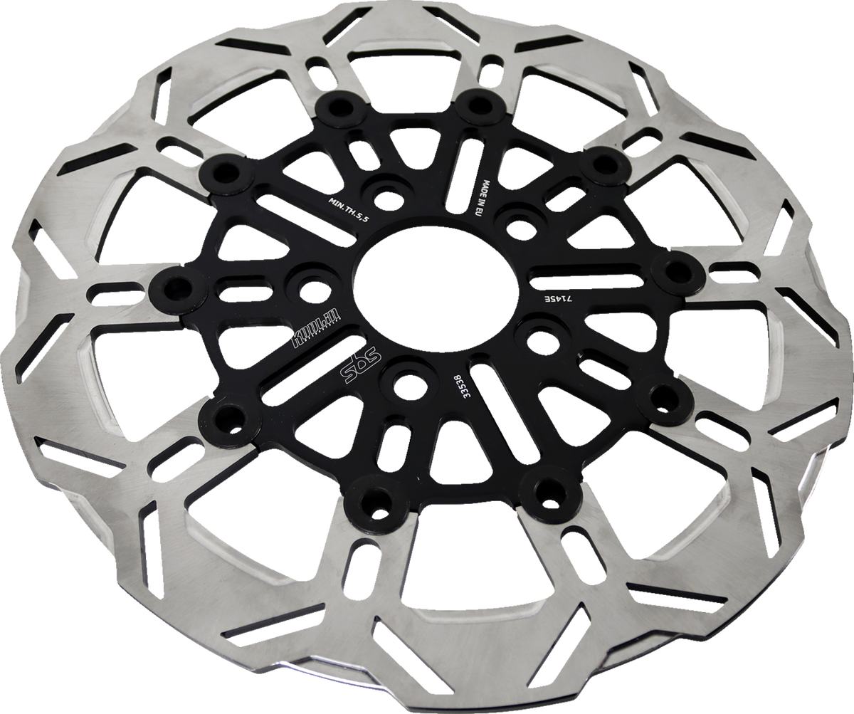 SBS Brake Rotor Designed by Kodlin, Rear - 7145E (Harley-Davidson FXDB Street Bob / FXDF Fat Bob / FLD Switchback 2004–2025)