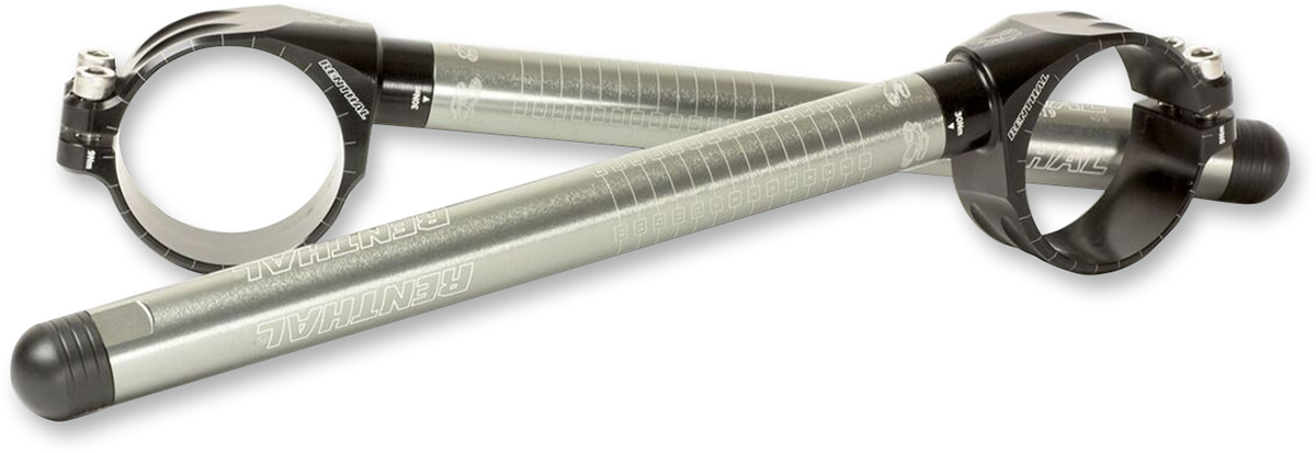 RENTHAL Handlebar - Clip-On - Gen 3 - 50 mm - Chrome CL110 - Cycle City Outdoors